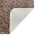Covoraș De Baie  Dreptunghiular Maro 70X120 Cm Poliester Antiderapant