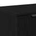 Cabaret Tv Negru Stejar 102X35X36,5 Cm Lemn Structurat