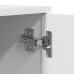 Cabinet De Depozitare  Alb 118X41X40 Cm Din Lemn Prelucrat