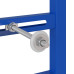 Accesorii Baie  Montați Albastru Metal 50 X 17.5 X 136 Cm Durabil