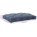 Cojoc De Palet  Indigo 120X80X12 Cm Țesătură