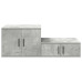 Cabinet De Depozitare  Gri Beton 127X41X40 Cm Lemn Aglomerat