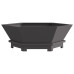 Ardaxl Foc Hexagonal Negru 75X75X28 Cm Oțel