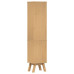Cabinet De Baie  Maro 35X30X159 Cm Din Lemn De Pin Masiv