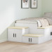 Cabinet De Depozitare  Alb 118X41X40 Cm Din Lemn Prelucrat