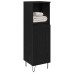 Cabinet De Baie Negru Stejar 30X30X100 Cm Lemn Prelucrat