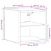 Cabinet Pentru Tv Led Stejar Negru 30X28,5X30 Cm Lemn Tehnologic