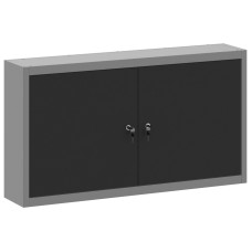 Dulap De Unelte  Montat Pe Perete Negru 100X20X55 Cm Oțel