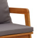 Bancă De Grădină  Cu Perne 115X65X71 Cm Lemn Solid De Acacia