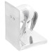 Suporturi Pentru Cărți  2 Buc Argintiu 11X14X25 Cm Aluminiu Cal