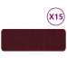 Covoare Pentru Trepte  Cu Spate Din Latex Bordeaux 25X60 Cm