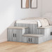 Cabinet De Depozitare  Gri Sonoma 127X41X40 Cm Lemn Compozit