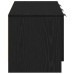 Cabaret Tv Negru Stejar 102X35X36,5 Cm Lemn Structurat