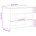 Bancă De Hol  Negru Stejar 60X30X45 Cm Lemn Prelucrat