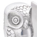 Suporturi Decorative Pentru Cărți  2 Buc Silver 7X9X11 Cm Aluminiu Bufniță