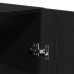 Armarium  Negru Stejar 60X31X60 Cm Lemn Prelucrat