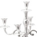Suport Pentru Lumânări  Argintiu 32X32X79,5 Cm Aluminiu