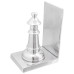Suporturi Pentru Cărți 2 Buc Argintiu 11X12X19,5 Cm Aluminiu Șah