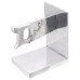 Suporturi Pentru Cărți  2 Buc Argintii 11X14X17,5 Cm Aluminiu Saw