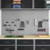 Panouri De Perete  3 Buc Cu 15 Accesorii Gri 50X80 Cm Din Oțel