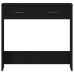 Birou  Negru Stejar 80X40X75 Cm Lemn Compus