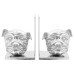 Suporturi Decorative Pentru Cărți 2 Buc Argintiu 8X12X16,5 Cm Aluminiu Câine