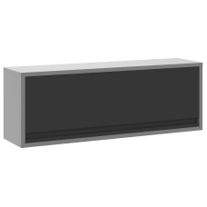 Dulap De Unelte Montat Pe Perete Cu Ușă Cu Ridicare Pe Gaz Negru 100X25X35 Cm