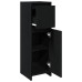 Cabinet De Baie  Negru Stejar 30X30X95 Cm Lemn Prelucrat