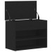 Bancă De Hol  Negru Stejar 60X30X45 Cm Lemn Prelucrat
