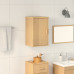Cabinet De Baie  35X30X55 Cm Lemn Masiv De Pin