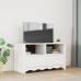 Cabinet Tv ""Drammen"" Alb 99X43X55 Cm Lemn Solid Pin
