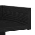 Bibliotecă  Neagră Din Stejar 86X25,5X140 Cm Din Lemn Prelucrat
