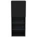 Bufet Tv Cu Lumini Led Stejar Negru 40,5X30X102 Cm