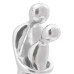 Sculptură Argintie 10X16X49 Cm Din Aluminiu