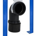Accesorii Baie Alb Plastic 50 X 8 X 131 Cm Cadru Toiletare