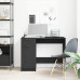 Birou  Negru Din Stejar - 100X50X75 Cm - Fabricat Din Lemn Prelucrat