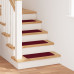 Covoare Pentru Trepte  Cu Spate Din Latex Bordeaux 25X60 Cm