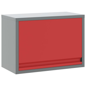 Cabina De Unelte , Montată Pe Perete, Cu Ușă Cu Lift Pe Gaz, Roșie, 50X25X35 Cm