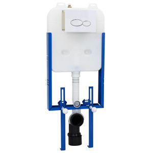Accesorii Baie Alb Plastic 50 X 8 X 131 Cm Cadru Toiletare