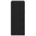 Cabinet De Baie  Negru Stejar 60X33X80 Cm Din Lemn Compus