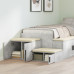Cabinet De Depozitare  Gri Beton 127X41X40 Cm Lemn Aglomerat