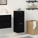 Cabinet De Baie  Negru Stejar 30X30X80 Cm Lemn Laminat