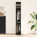 Dulap  Negru Stejar 30X50X200 Cm Lemn Prelucrat