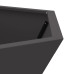 Ardaxl Foc Hexagonal Negru 75X75X28 Cm Oțel