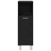 Cabinet De Baie  Negru Stejar 30X30X95 Cm, Din Lemn Prelucrat