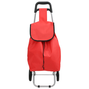 Carucior De Cumpărături  Cu Roți Roșu 35 L