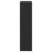 Dulap  Negru Stejar 80X50X200 Cm Din Lemn Prelucrat