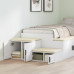 Cabinet De Depozitare  Alb 118X41X40 Cm Din Lemn Prelucrat