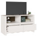 Cabinet Tv ""Drammen"" Alb 99X43X55 Cm Lemn Solid Pin