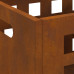 Aragaz Exterior Rectangular 50X30X40 Cm Din Oțel Rezistent La Intemperii